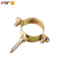 J17 3 15 2 heavy duty dual pipe clamp without rubber nail pipe clamp two screws pipe clamp without rubber lining